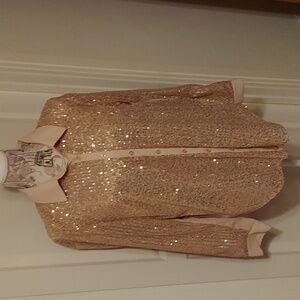 Torrid Sequined Blouse